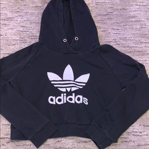 adidas cropped hoodie